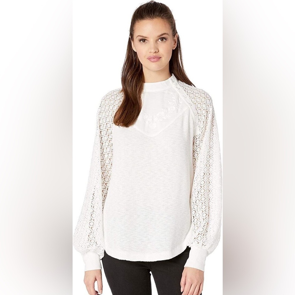 Free People The Sweetest Thing embroidered top Medium - Picture 1 of 9
